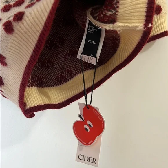 Cherry Pattern Knit Sweater - Picture 2 of 4